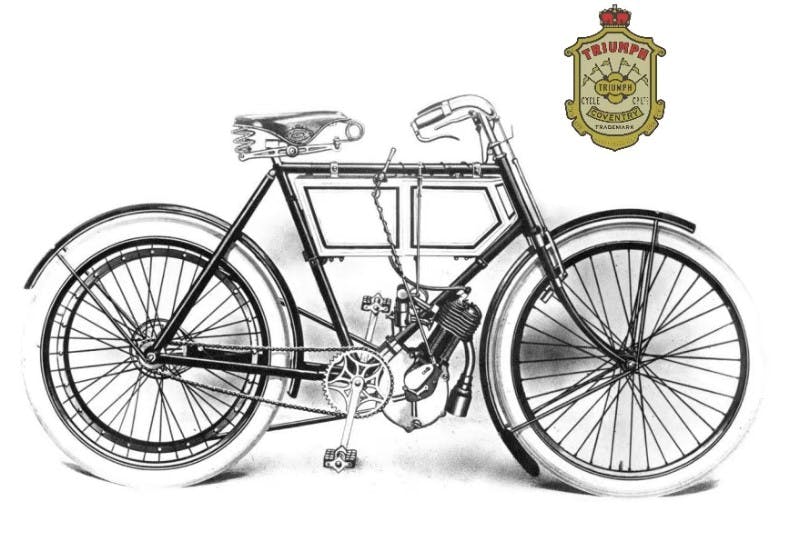 1902 the first Triumph The History of Triumph Motorcycles from 1902 to Today