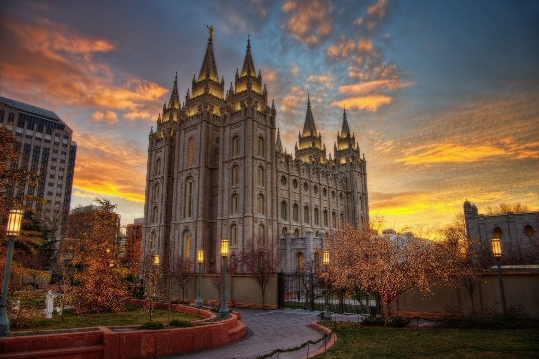 Salt Lake Temple Sunset Your Guide to Harley Davidson Rentals in Salt Lake City