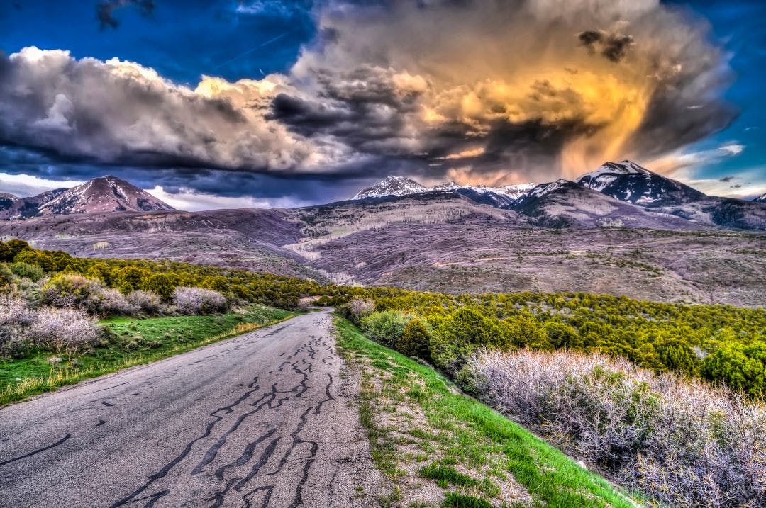 Scenic Loop Road, La Sal Mountains Best of Utah Motorcycle Rides to Explore Now