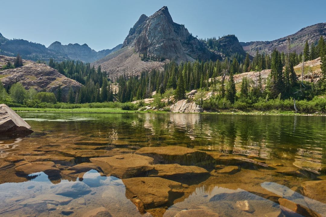 Beautiful scenery of the Lake Blanche surrounded by Wasatch Mountains near Salt Lake City, Utah, USA What's There To Do In Salt Lake City, Utah?