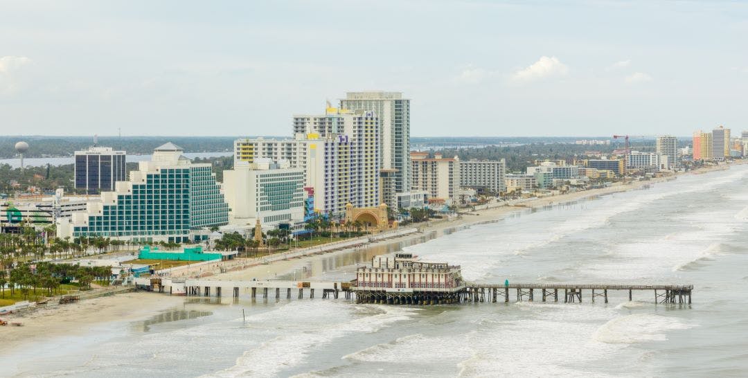 Aerial panorama Daytona Beach Why You Should Plan a Trip for 2025 Daytona Bike Week Now