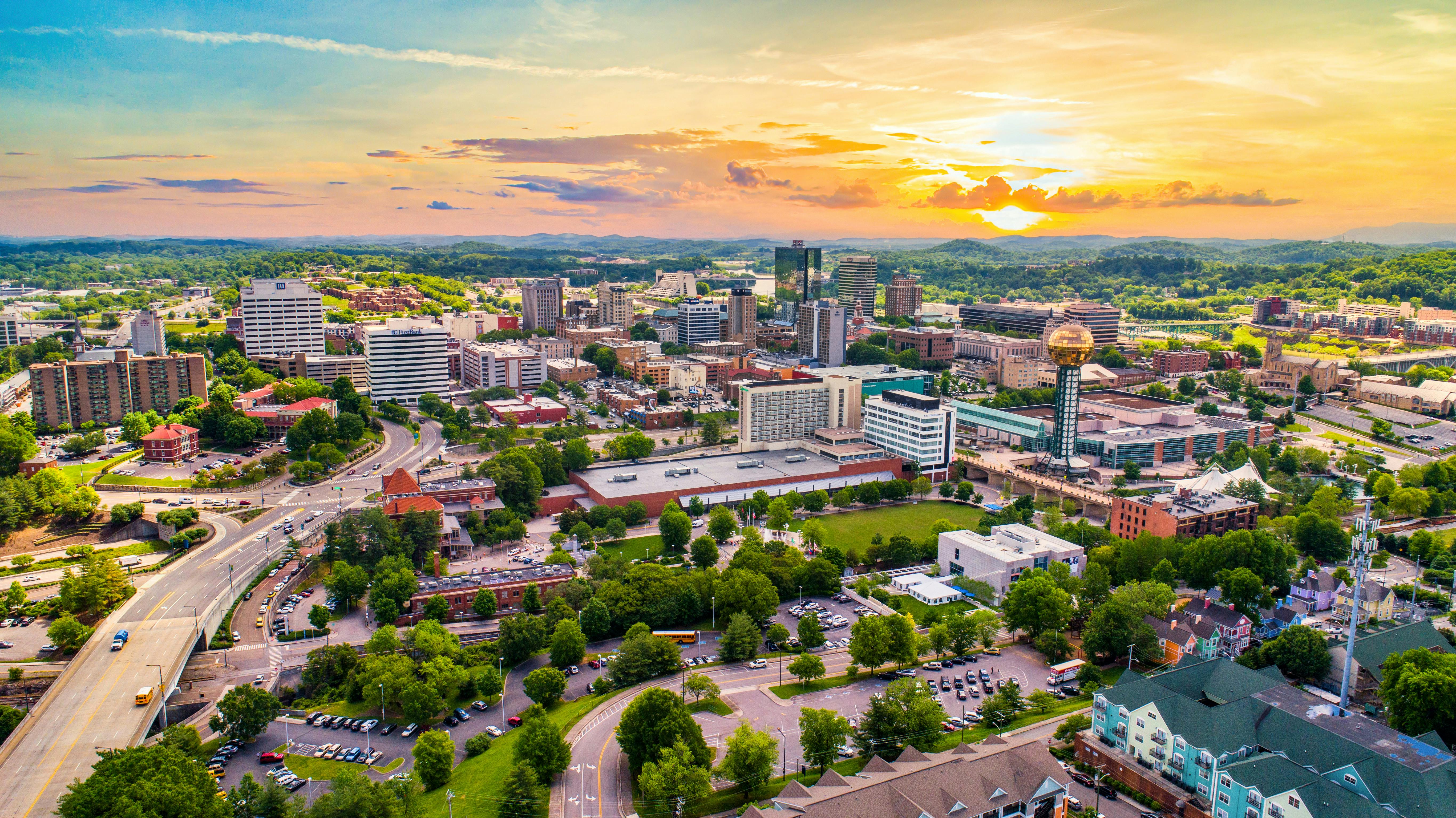 image of pit stop from Nashville to Washington DC - knoxville, tennessee