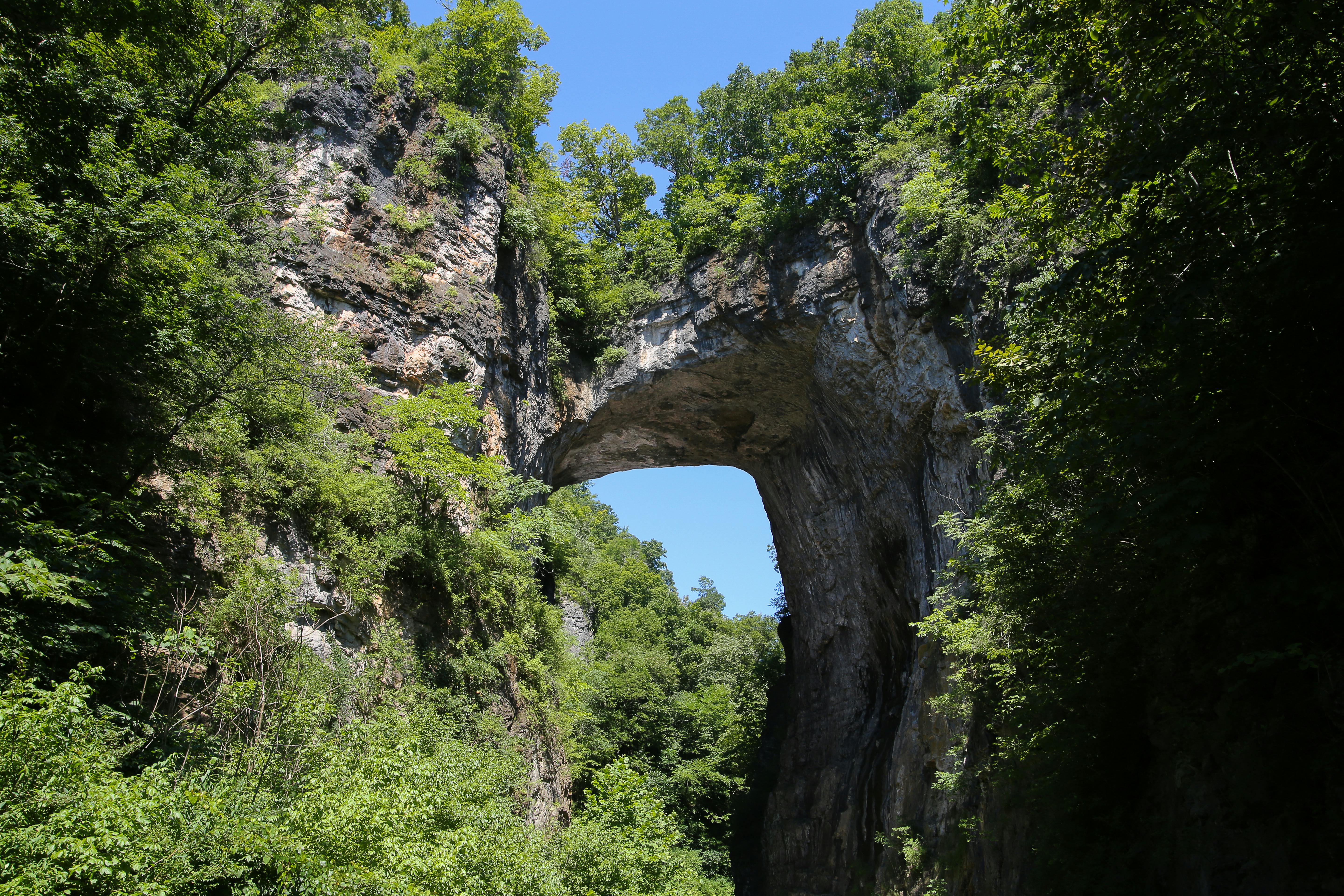 image of pit stop from Nashville to Washington DC - natural bridge, virginia