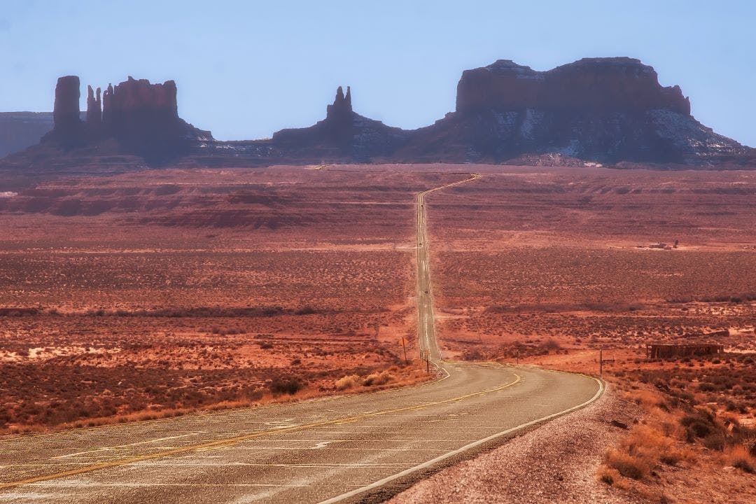 Route 163 in Arizona to Monument Valley 10 Most Memorable Self-Guided Motorcycle Tours in the USA