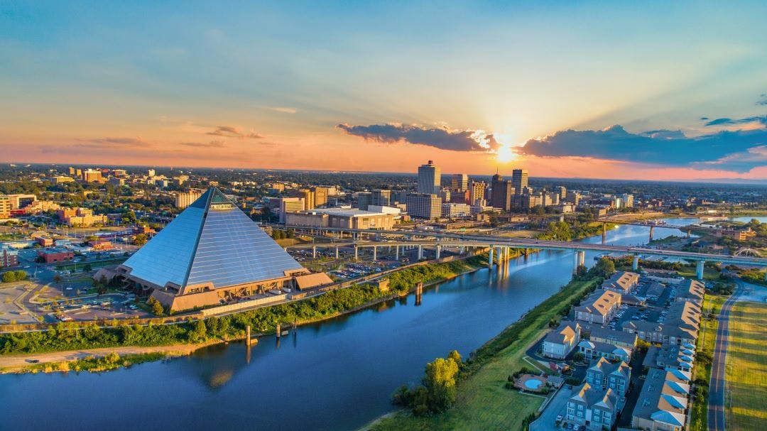 Memphis, Tennessee, USA Downtown Skyline Aerial Your Guide to an Unforgettable Tennessee Road Trip