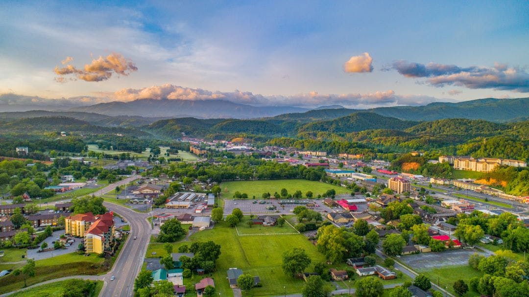 Pigeon Forge and Sevierville Tennessee Drone Aerial Your Guide to an Unforgettable Tennessee Road Trip