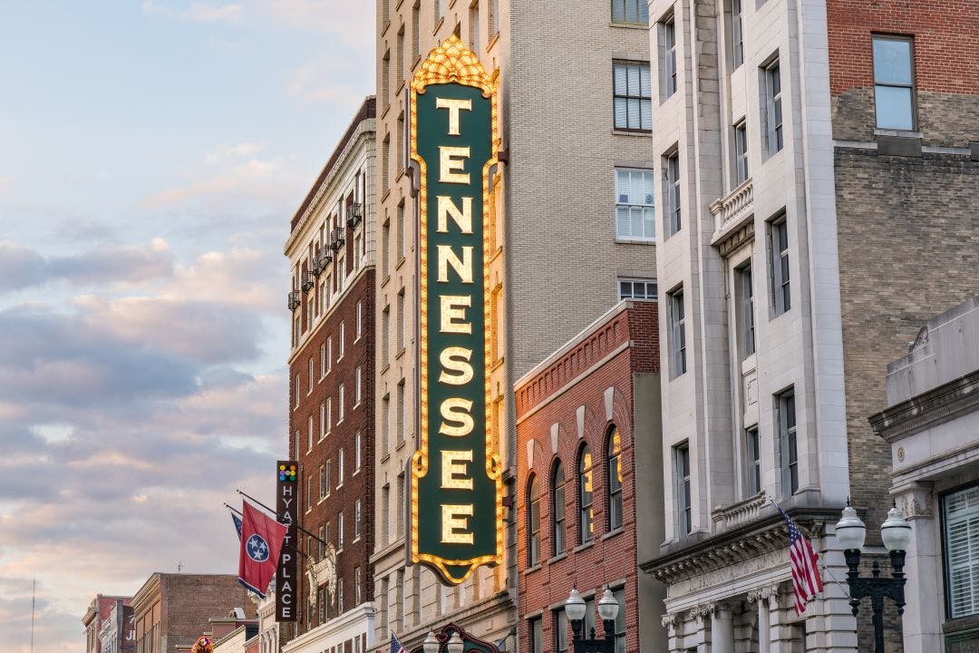 The historic Tennessee Theater in downtown Knoxville, Tennesseee was built in October of 1928 Your Guide to an Unforgettable Tennessee Road Trip