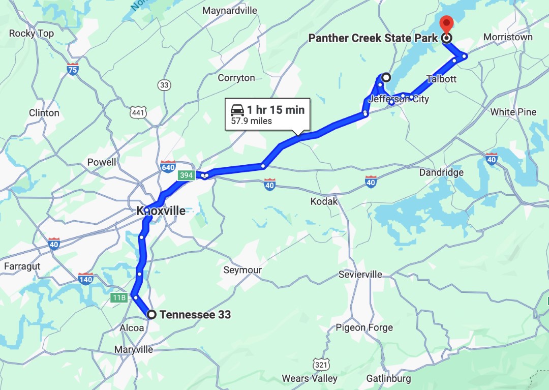 hwy33-route Los 10 Mejores Recorridos en Motocicleta de Tennessee + Mapas