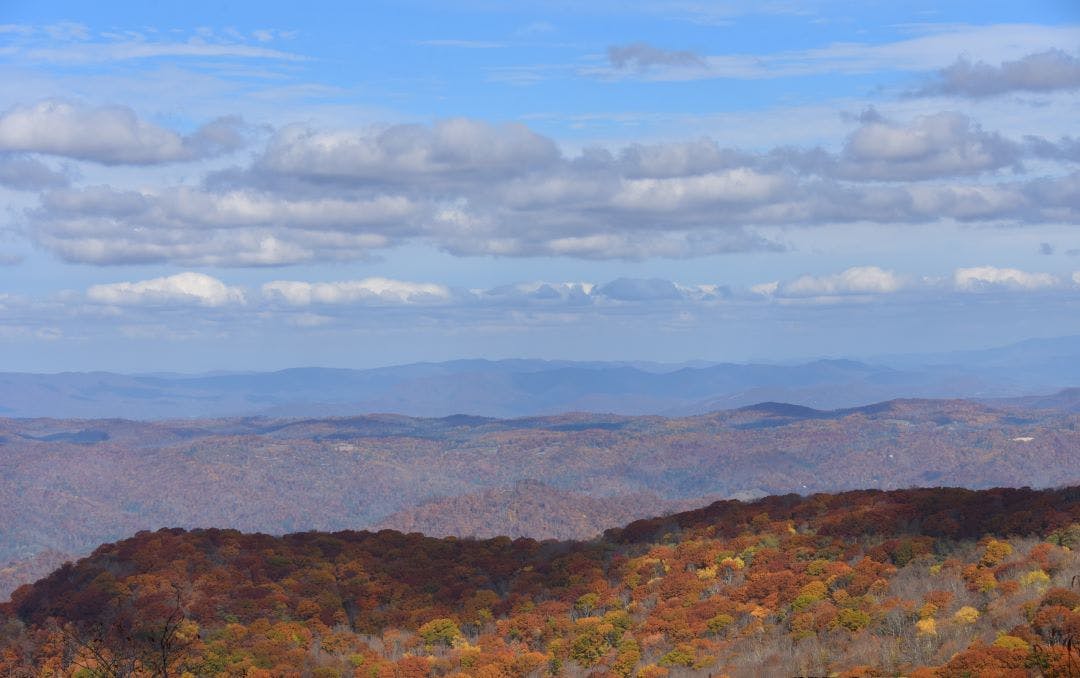 Autumn View From Roan Mountain 13 Scenic Locations to See Autumn Foliage in Tennessee