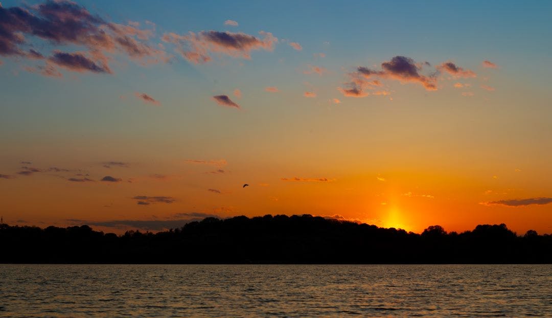 Sunset over Old Hickory Lake in Tennessee Your Complete Roadmap to Motorcycle Riding in Nashville