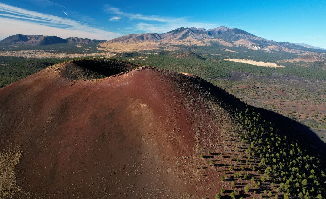 Sunset Crater, Flagstaff, Arizona Prepping for Desert Motorcycle Riding