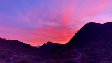 Motorcycle Route To Gates Pass from Tucson