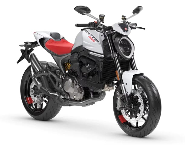 picture of the front view of the new 2024 ducati monster plus guide and specification on the new ducati monster plus motorcycle