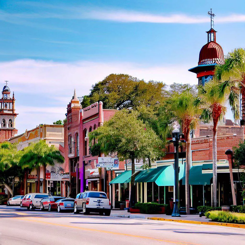 downtown Leesburg, FL, América, Bikefest Week