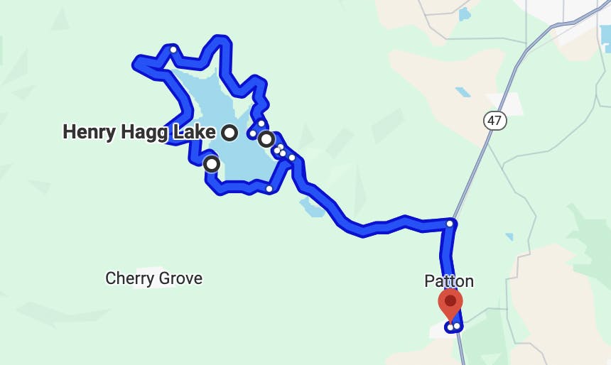 best portland motorcycle rides - Henry Hagg Lake Loop