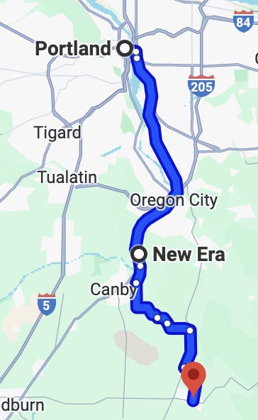 best portland motorcycle rides - Willamette and Mololla River Drive