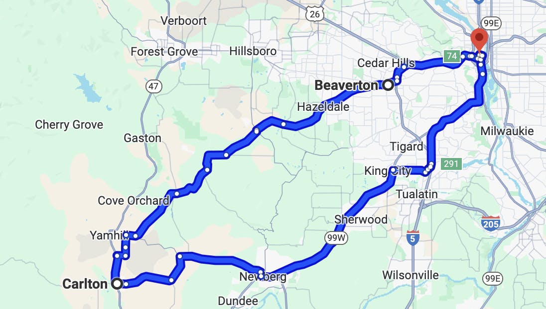 best portland motorcycle rides - Portland Viewpoint Ride