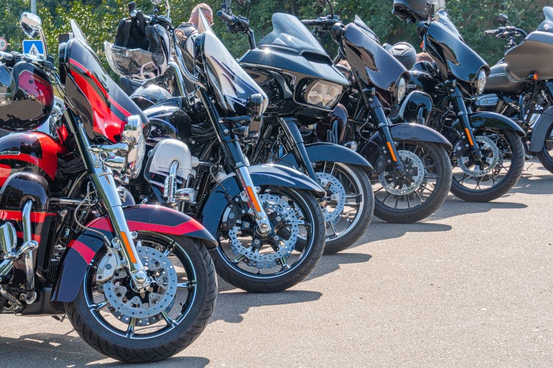 motorcycles parked at rally Americade 2025 Dates & Info | Lake George Motorcycle Rally
