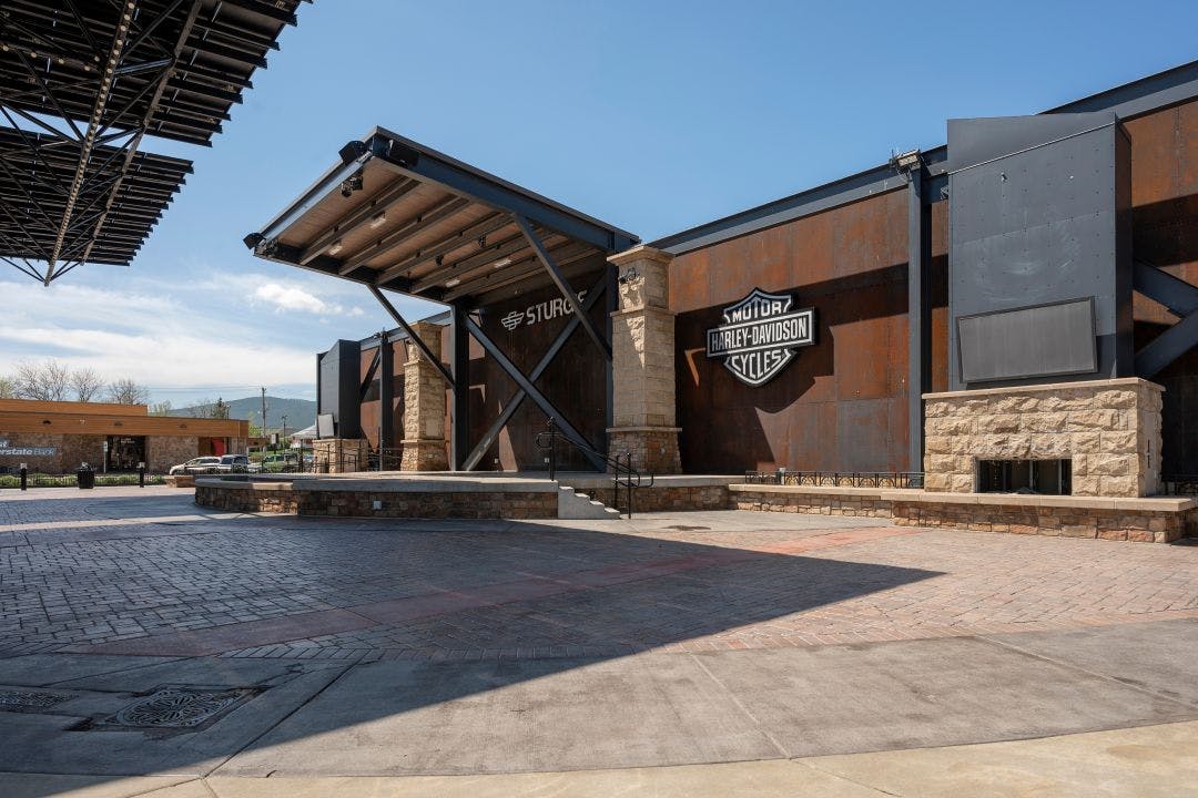 Sturgis, South Dakota, USA The Harley Davidson Rally Point on Main Street 2025 Sturgis Rally: Dates, Events, Rentals & Tips