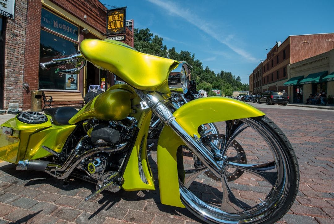 Sturgis, South Dakota. Annual Sturgis Rally where motorcyclists show their motorbike and meet people from all over the world Sturgis Rally Motorcycle Rentals – Skip the Long Haul