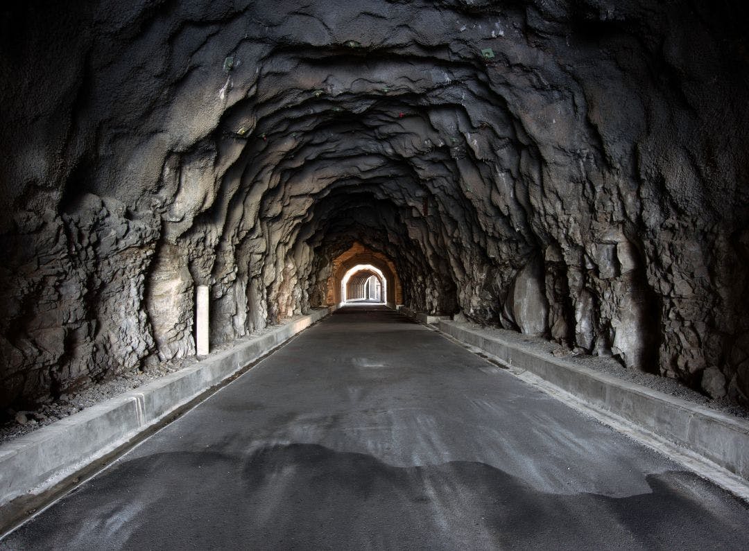 the tunnels on the twin tunnels trail near mosier in the columbia gorge oregon Best West Coast Motorcycle Trips – Ultimate Itineraries