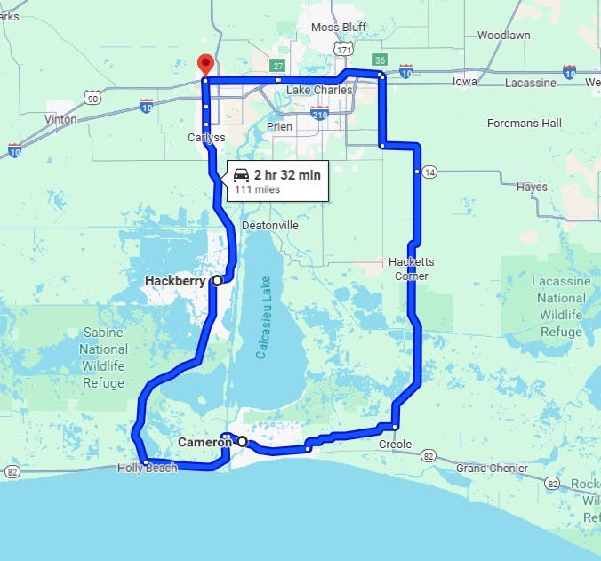 LA-27 Top 5 Scenic Motorcycle Roads in Louisiana