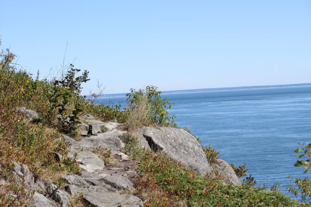 cliffs on Bold Coast trail downeast maine Top Motorcycle Routes in the USA for Scenic Coastal Views
