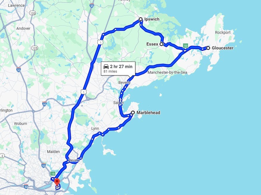 North Shore Seaside Loop 5 Best Motorcycle Day Trips from Boston