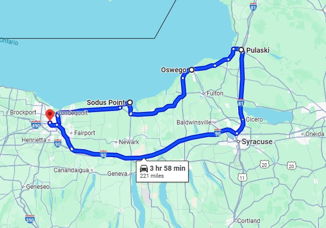 Lake Ontario Bluffs & Bays Loop 5 Late-Summer Motorcycle Rides by Coastlines & Great Lakes