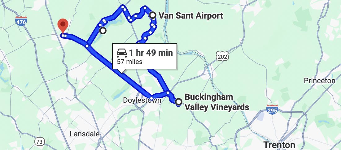 best motorcycle rides near Philadelphia - PA-563 and PA-313 – Nockamixon State Park Loop