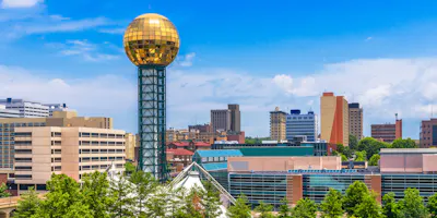 image of downtown knoxville, TN - browse motorcycle rentals in Knoxville with Riders Share, a peer-to-peer motorcycle rental company