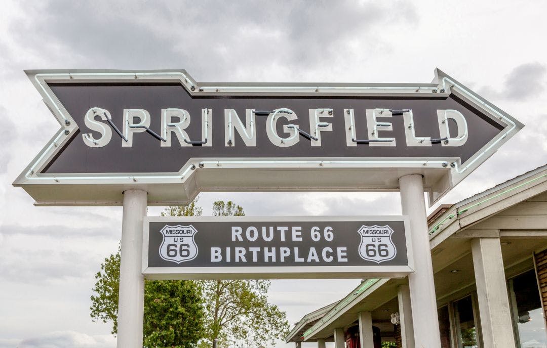 springfield mo route 66 birthplace sign 14-Day Route 66 Self-Guided Motorcycle Tour: All You Need