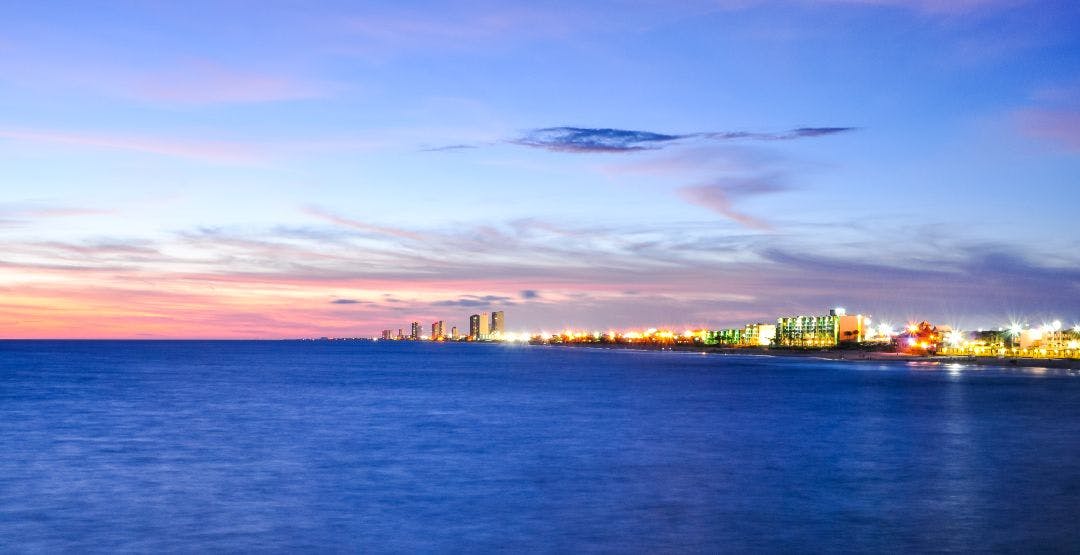 coastal skyline of panama city florida at dusk Thunder Beach Fall Motorcycle Rally 2025 Info - Oct 22-26
