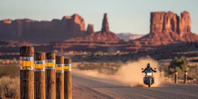 stock image of motorcycle tours in arizona