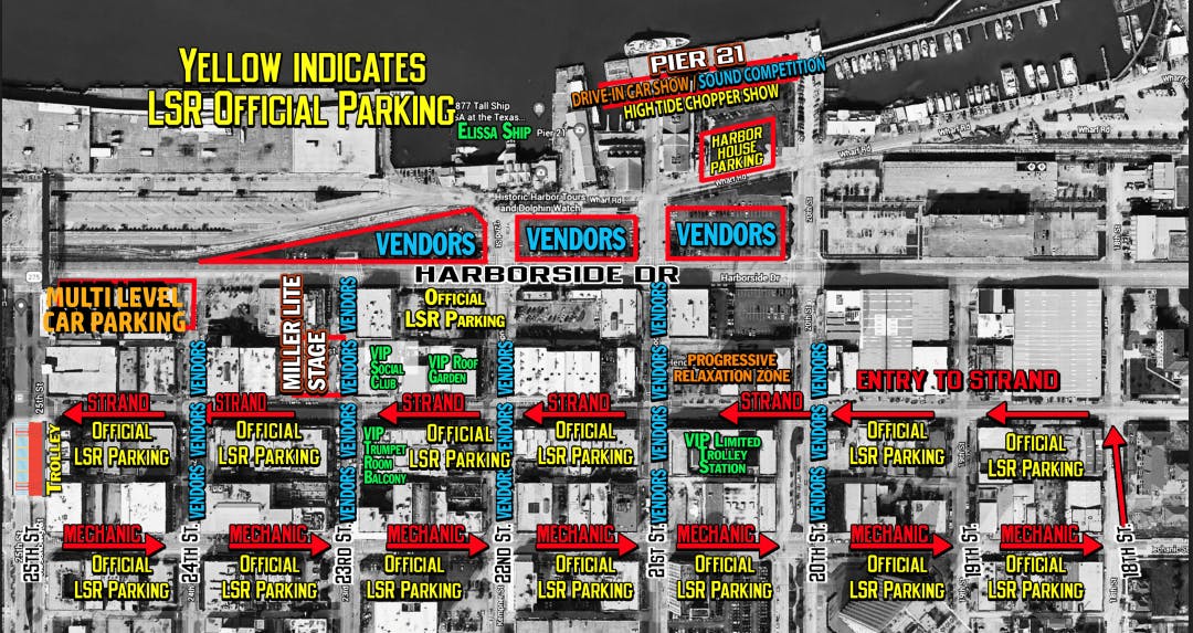 lone-star-rally-event-map Lone Star Rally 2025 Info - Galveston, TX - Nov 6-9th