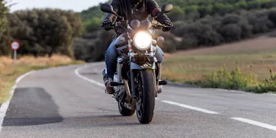 stock image of motorcycle tours in north carolina