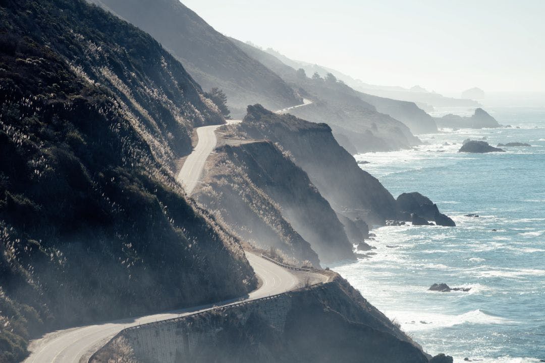 big sur route 1 california Top 10 Ride Along Motorcycle Tours in California