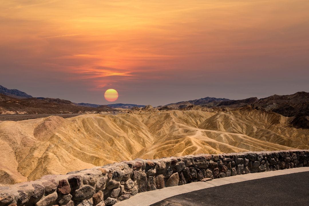 zabriskie point death valley california Top 10 Ride Along Motorcycle Tours in California