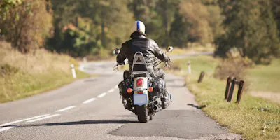 image of rider on a motorcycle - motorcycle tours in san diego