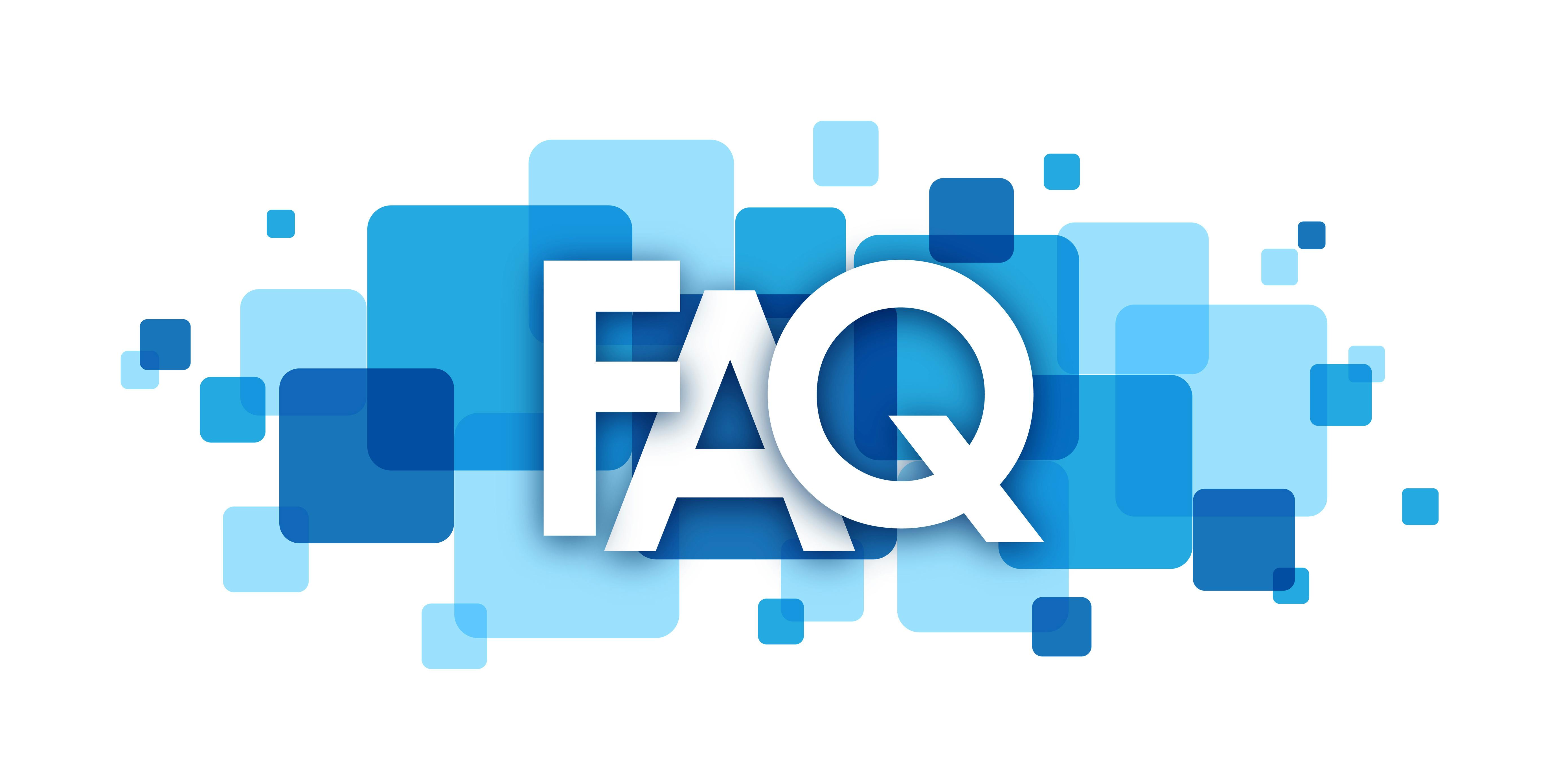 faq blue vector letters icon PCH Motorcycle Tour: SF to LA Mile Guide