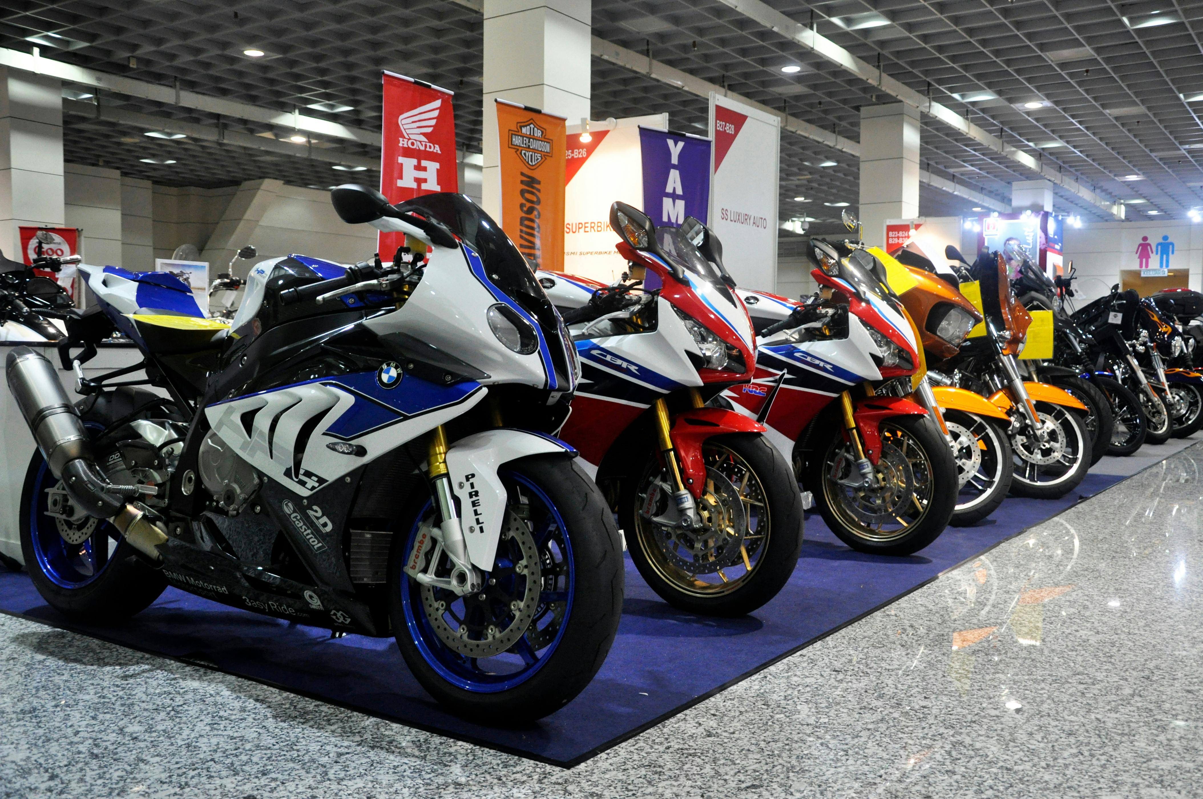 credit: Aisyaqilumar - stock.adobe.com, image of motorcycle expo lineup - Colorado Motorcycle Expo 2026 info