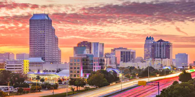 image of orlando, fl skyline - book an orlando motorcycle rental with Riders Share, a peer-to-peer motorcycle rental company