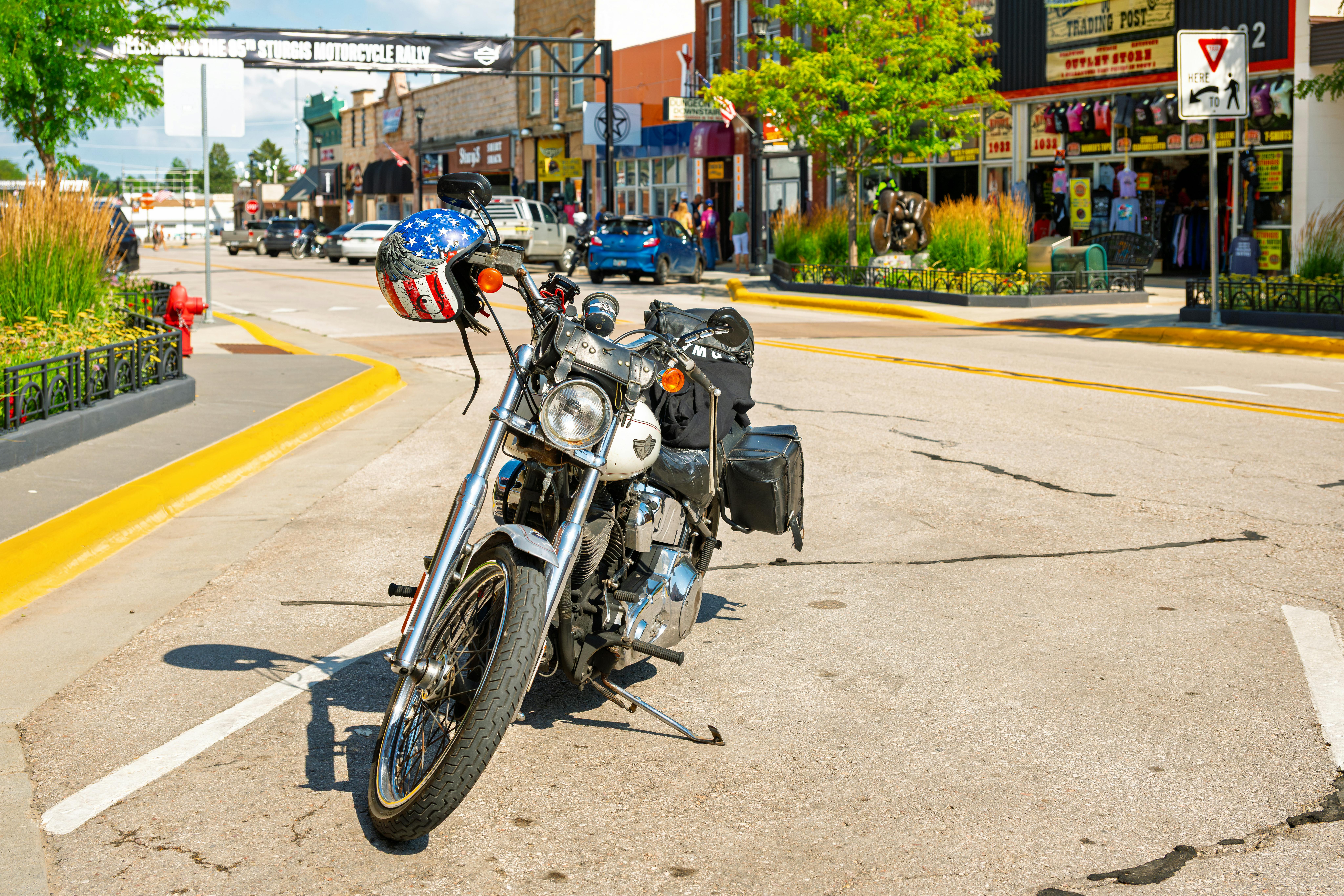 image credit: Kirk Fisher - stock.adobe.com, image of motorcycle outside rally event - Mama Tried Motorcycle Show 2026 information
