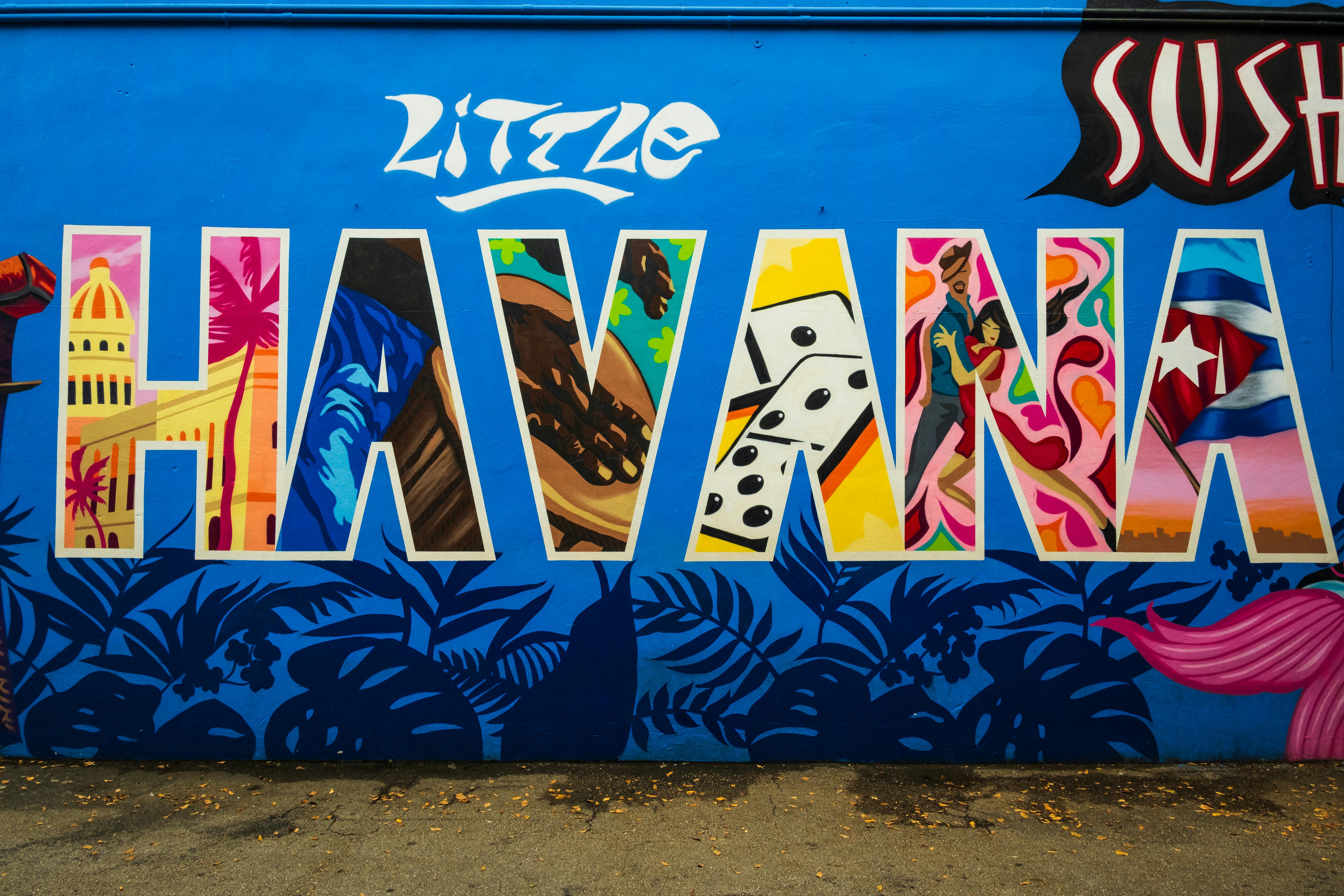 image credit: Credit Line  Michele - stock.adobe.com, image of little havana sign in calle ocho, fl - Miami local experience