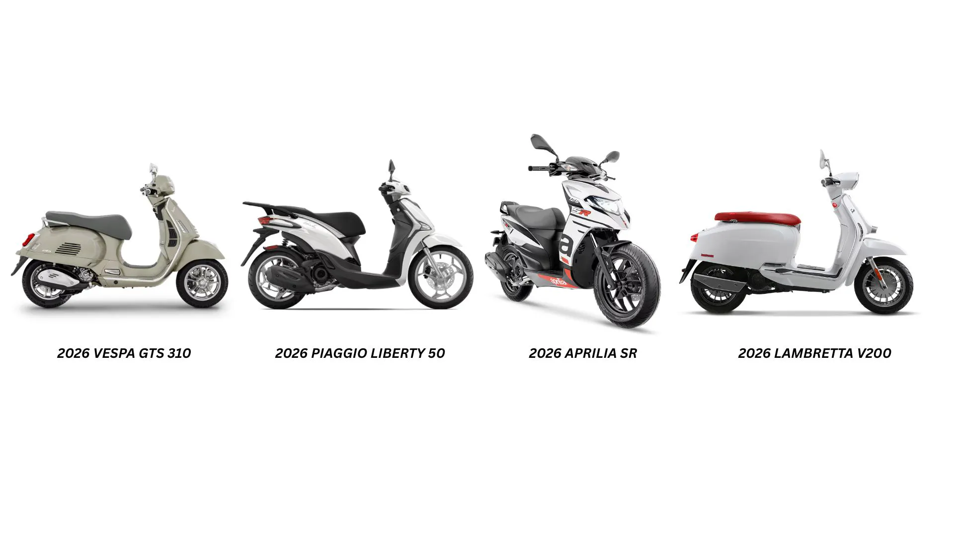 image credit: Vespa Scooters, Piaggio, Aprilia, Lambretta Scooters. image of best italian scooters