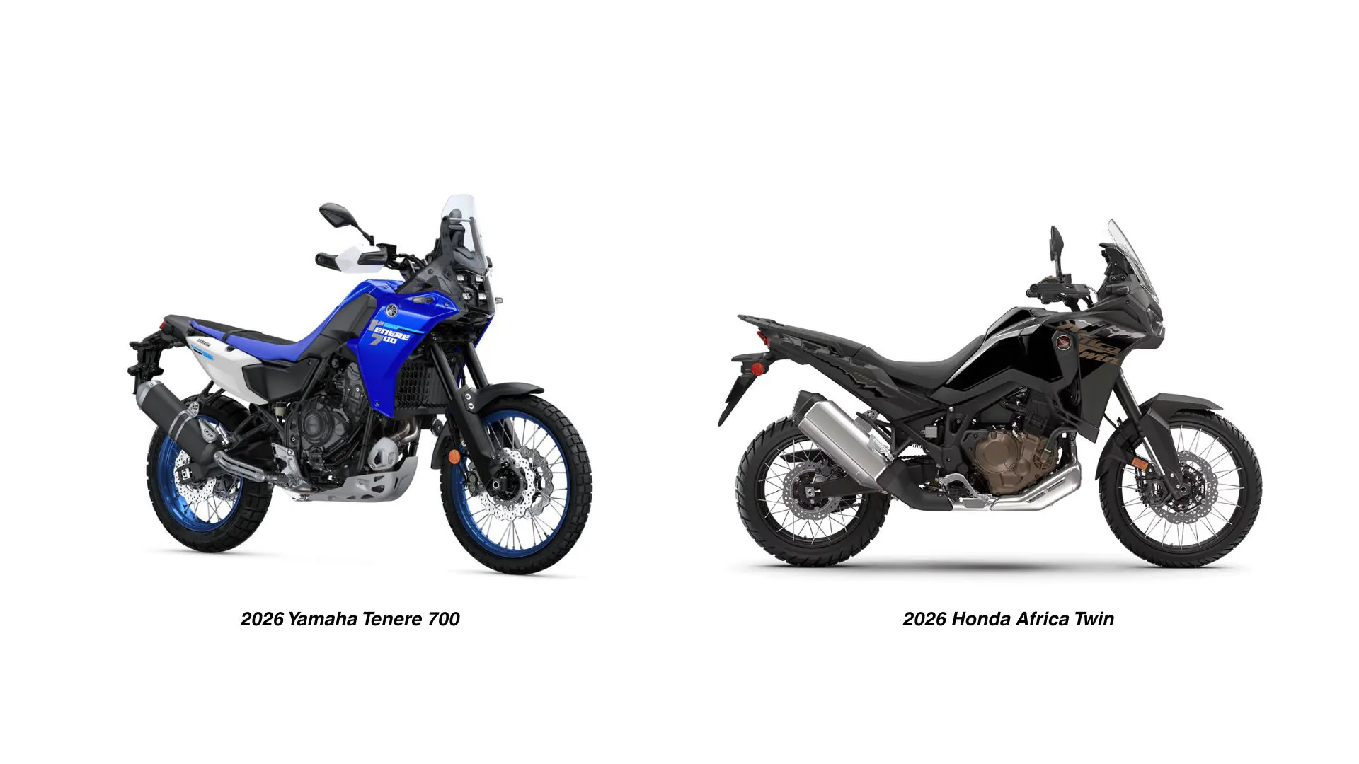 image credit bike #1: Yamaha Motor EU, image credit bike #2: Honda Powersports. honda vs yamaha comparison