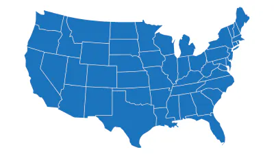 Map of the United States