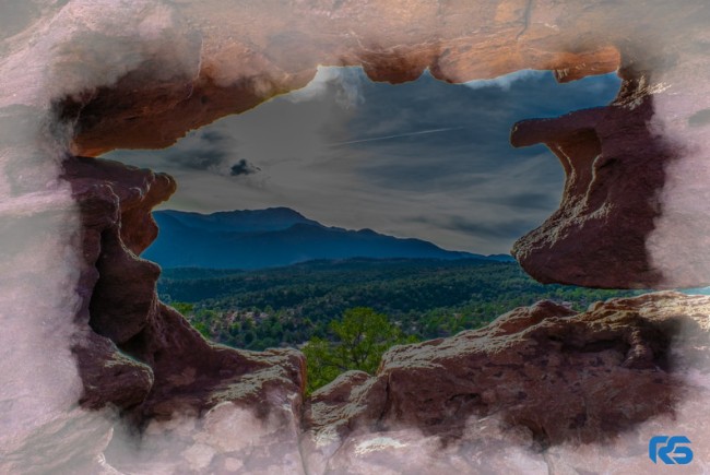 graphic image of colorado mountains - compare colorado motorcycle insurance on Riders Share