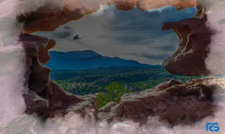 graphic image of colorado mountains - compare colorado motorcycle insurance on Riders Share