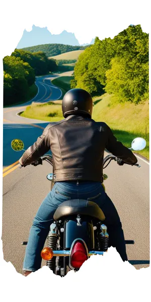 image of rider on a motorcycle - compare maryland motorcycle insurance quotes on Riders Share